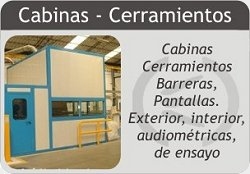 Cabinas ac�stica y Cerramientos ac�sticos